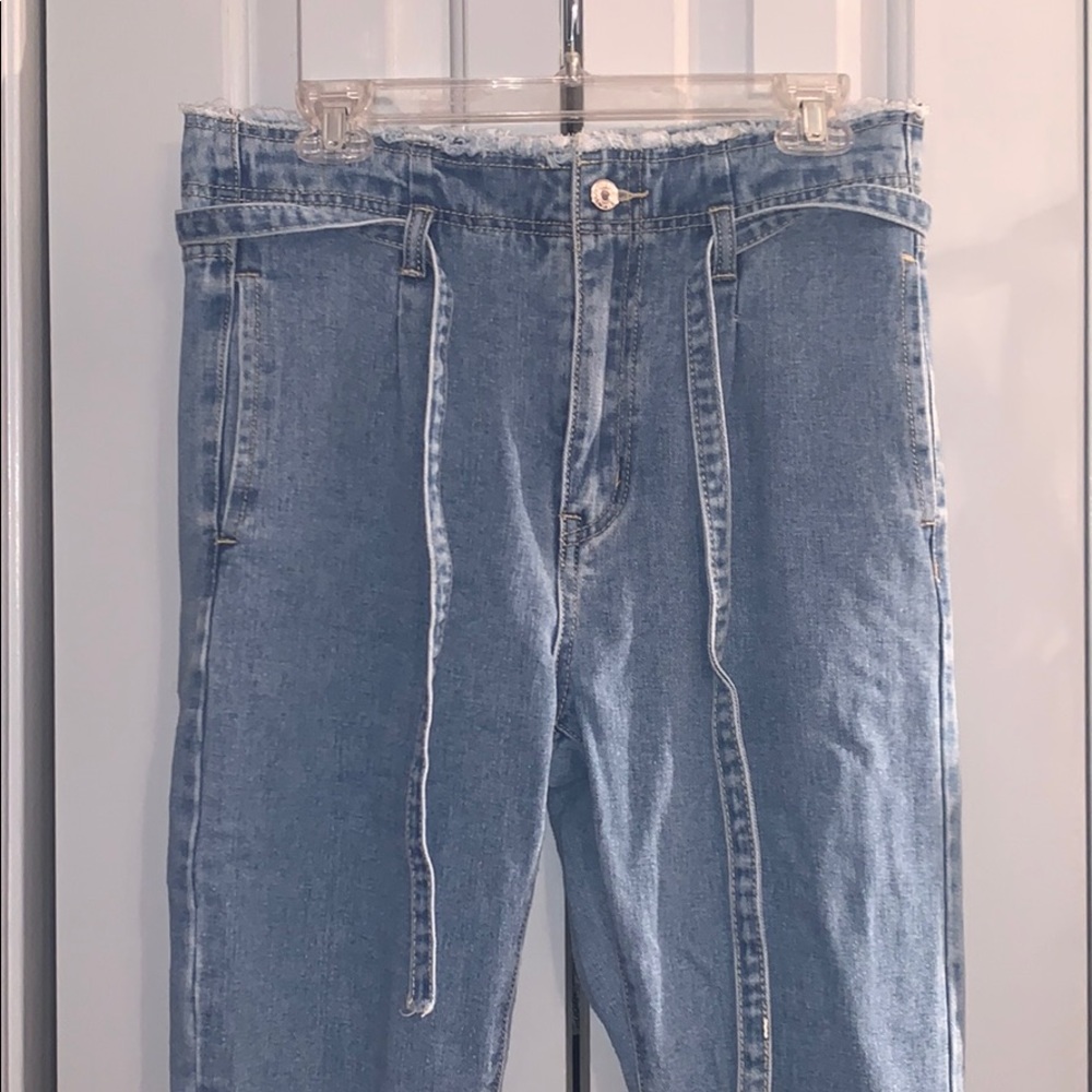 Frayed jeans
